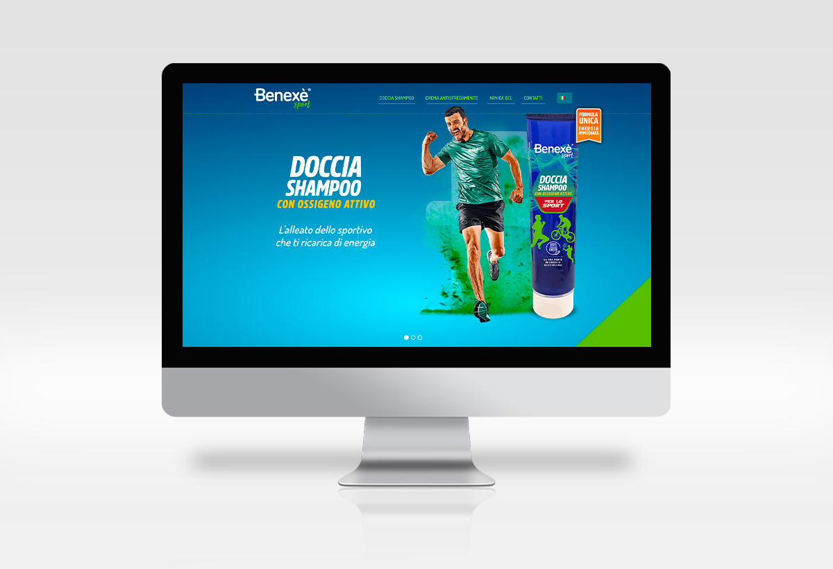 Comunicazione Benexè Sport Grafica Sito Web - Alcoweb